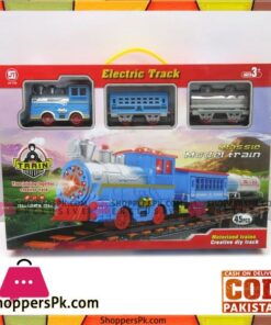 Kids Playing Electric Classic Model Train