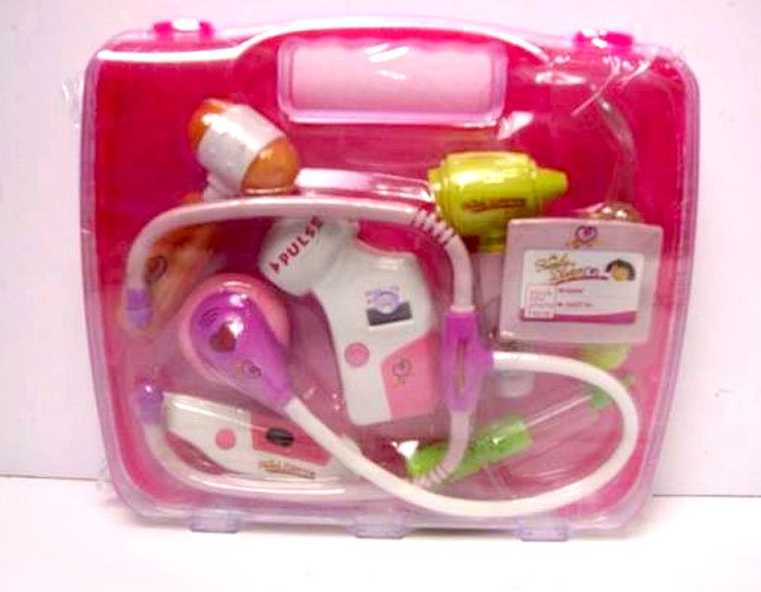 Kids Playing Little Doctor Set Box