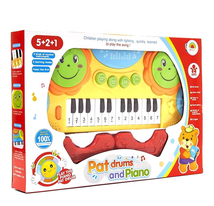 Kids Playing Pat Drums And Piano