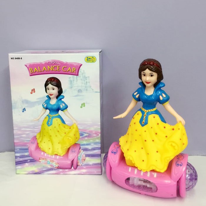 Kids Playing Snow White Car Balance Toy
