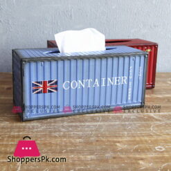 Mini Shipping Container Tissue Box That's Made From Actual Metal