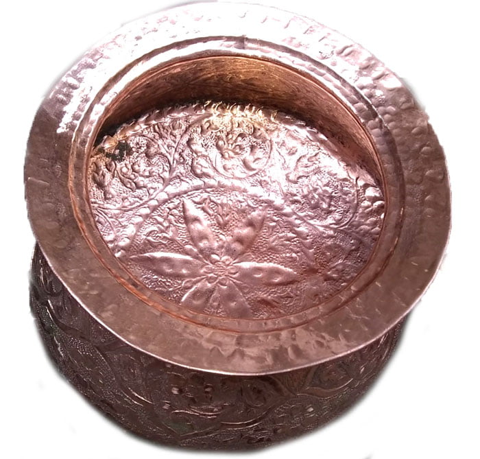 Original Copper 3.5 Kg Bombay Serving Daig