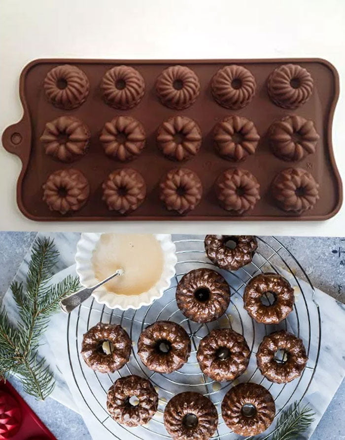 Silicone Mini Bundt Chocolates Mould