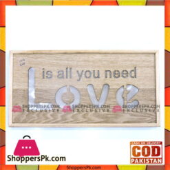 Wall Hanging Led Light Wooden Frame