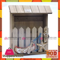 Wooden Key Cabinet Holder With Door Lock