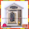 Wooden Key Cabinet Holder With Door Lock