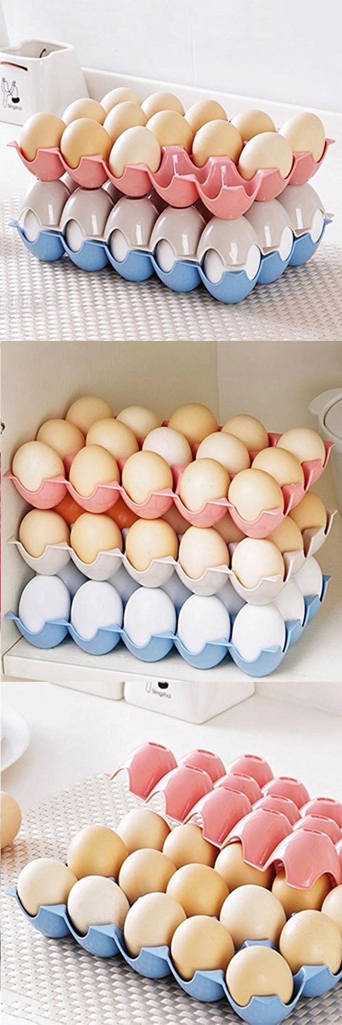 1Pcs Thickened Plastic 15 Cells Egg Storage 4 1Pcs Thickened Plastic 15 Cells Egg Storage
