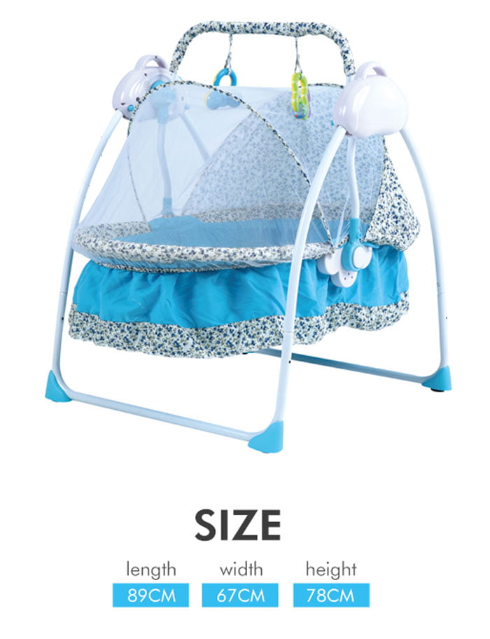 Baby Electric Cradle Automatic Remote Control Baby Swing Bed