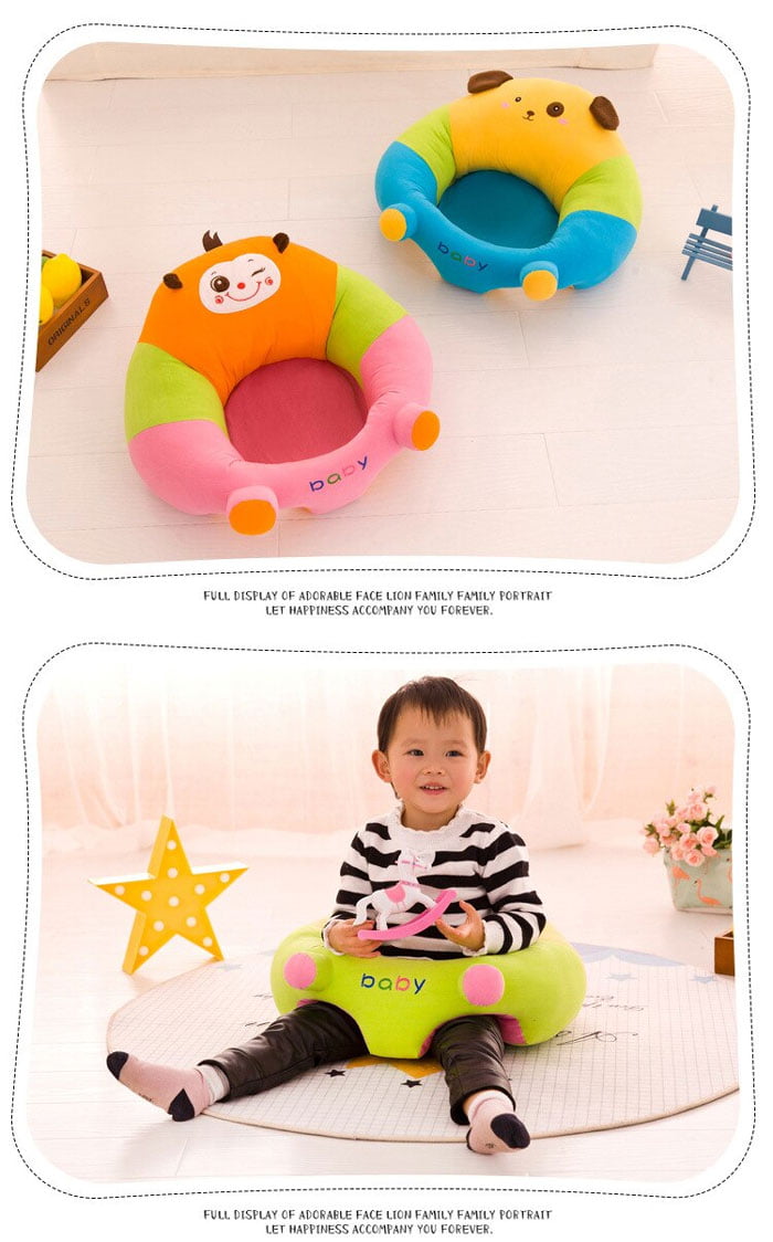Baby Support Seat Plush Soft Baby Sofa Infant Learning To Sit Chair Keep Sitting Posture Comfortable For Baby Toys Gifts 0-2