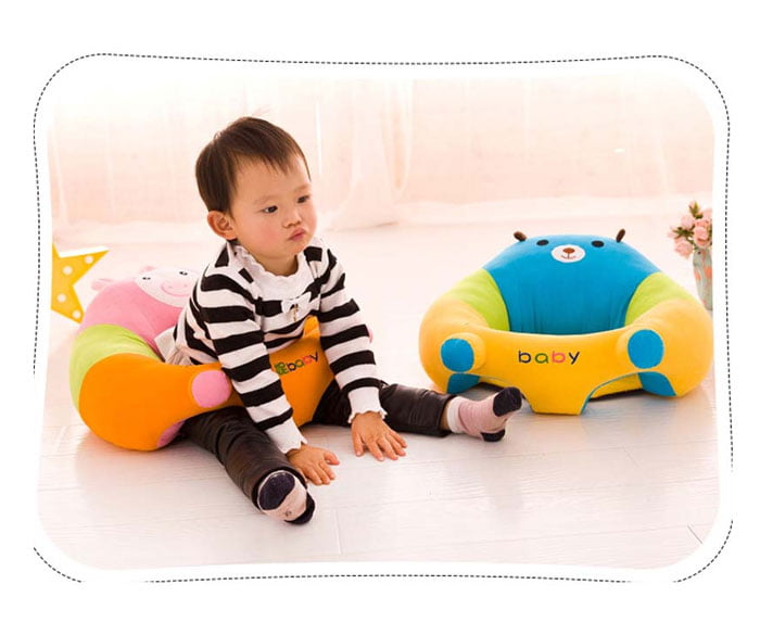Baby Support Seat Plush Soft Baby Sofa Infant Learning To Sit Chair Keep Sitting Posture Comfortable For Baby Toys Gifts 0-2