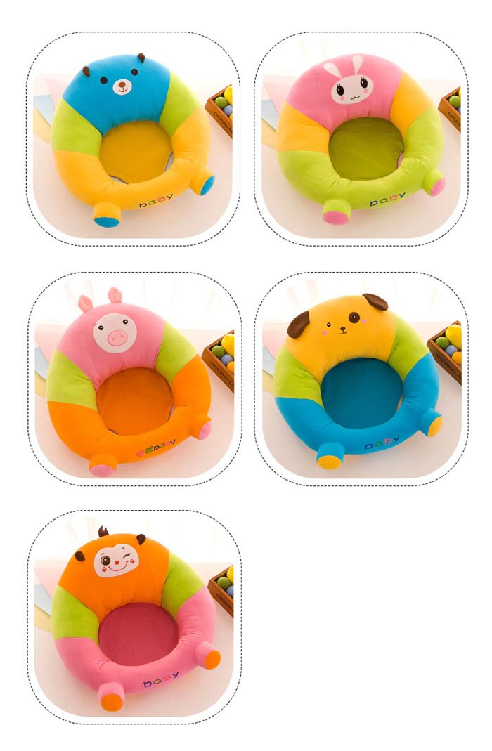 Baby Support Seat Plush Soft Baby Sofa Infant Learning To Sit Chair Keep Sitting Posture Comfortable For Baby Toys Gifts 0-2