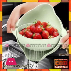 Double Wash Drain Basket