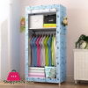 Extra Large 16mm Steel Pipe Waterproof Cloth Multifunctional Side Open Wardrobe