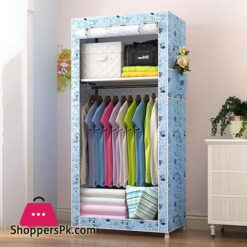 Extra Large 16mm Steel Pipe Waterproof Cloth Multifunctional Side Open Wardrobe