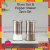 Glass Salt And Pepper Shaker Set - 2 Pcs