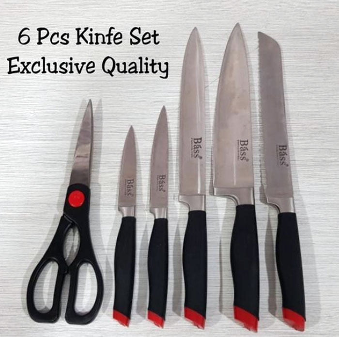 High Quality Bass Knife Set Pack Of 6 4 High Quality Bass Knife Set Pack Of 6
