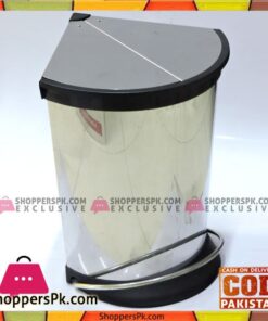 High Quality Stainless Steel Corner Dust Bin 12 Liter