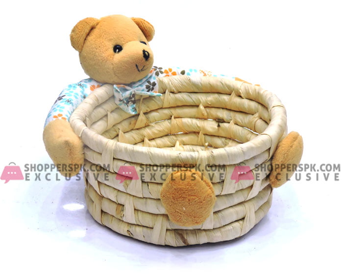 Home Decoration Bear Storage Basket 1 Pcs
