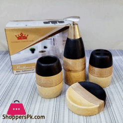 Imperial Collection Ceramic Bathroom Set 4-Pcs