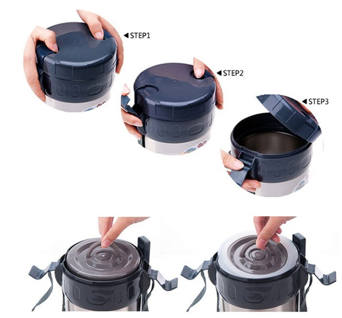 Japan Tafuco 2000 Ml Stainless Steel Bowl For Empty Soup Flasks Thermos For Hot Food Insulated Lunch Box