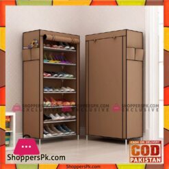 Kaidi 8-layer 7-grid Simple fabrics Non-woven Shoe Rack Dust-Proof Creative Combination Reinforced furniture Entrance