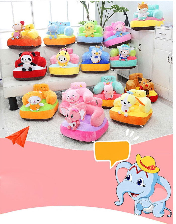 Kids Chair Cotton Baby Sofa Feeding Seat Support Children'S Furniture