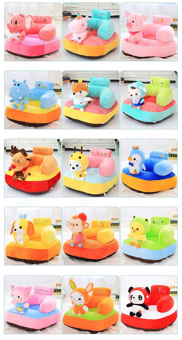 Kids Chair Cotton Baby Sofa Feeding Seat Support Children'S Furniture