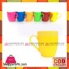 Multicolor Coffee Mug Set Set Of 6 Ceramic