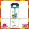 Plastic Water Bottle With Straw Korean Edition 670 Ml
