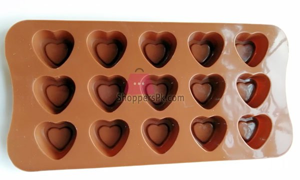 Silicon Chocolate Heart Mould Bt1