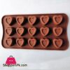 Silicon Chocolate Heart Mould Bt1