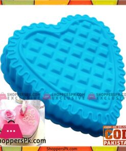Silicone 3D Cake Mold Heart Shape 9.5 x 1 Inch