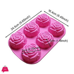 Silicone Cup Cake Flower Shape Mold