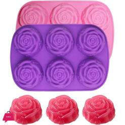 Silicone Cup Cake Flower Shape Mold