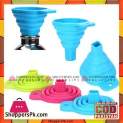 Silicone Foldable Funnel for Liquid Transfer 100% Food Grade Silicone 1- Pcs