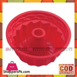 Silicone Putting Fluted Tube Cake Pan 9-Inch