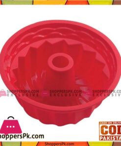 Silicone Putting Fluted Tube Cake Pan 9-Inch