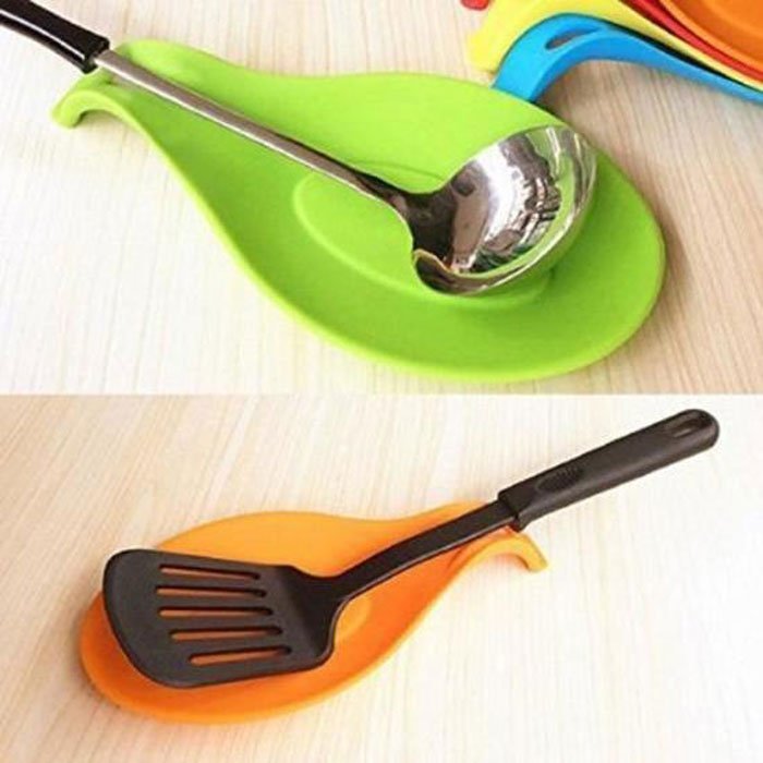 Silicone Spoon Rest For Kitchen Utensils