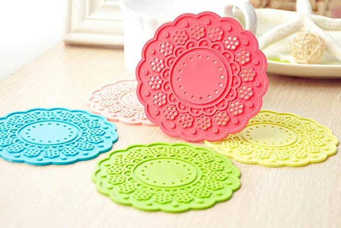 Silicone Tea Mats 4 Pcs Set