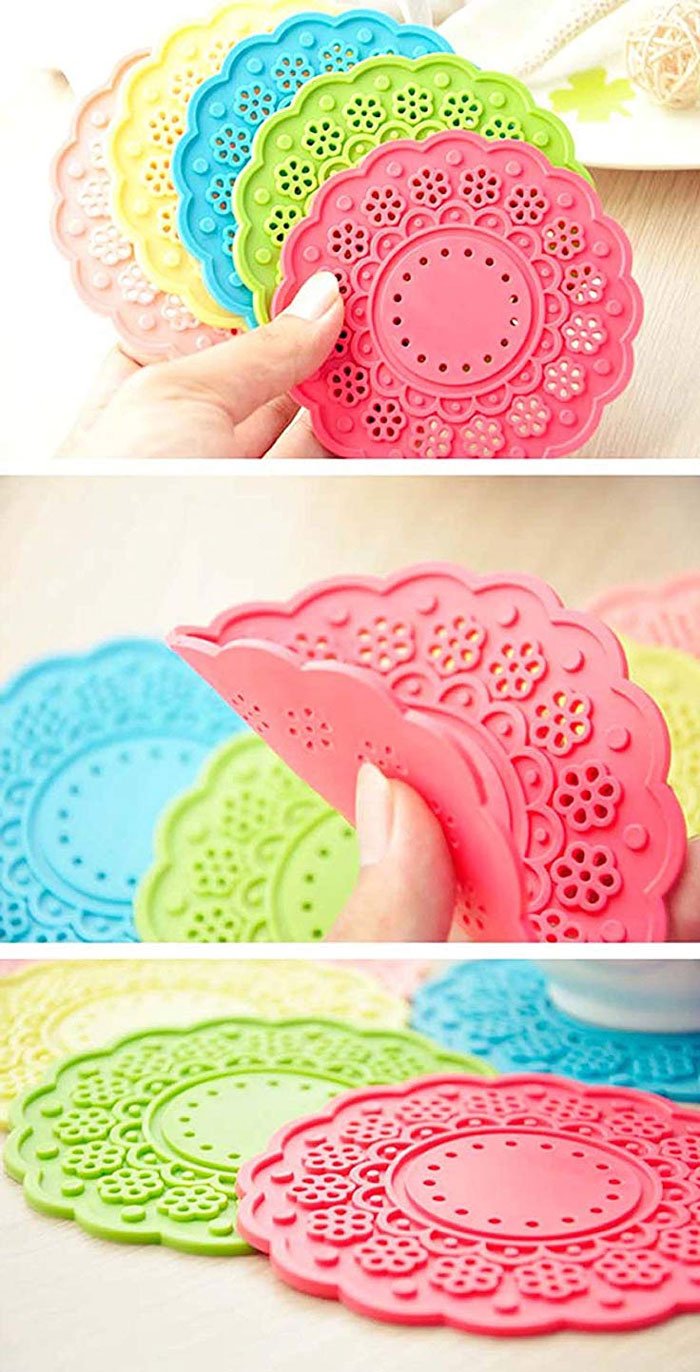 Silicone Tea Mats 4 Pcs Set