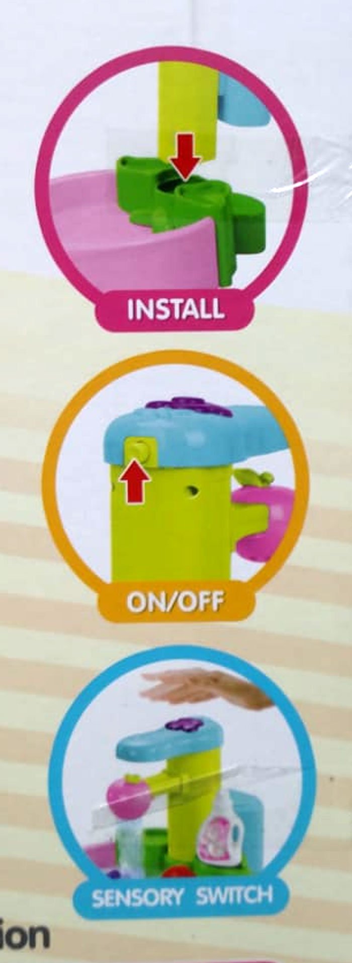 Simulation Sink Toy Real Working Function Induction Play House Set Kitchen Sink Toy