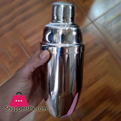 Stainless Steel Shaker Cocktail Shaker Bar Milk Tea Shaker Glass Wine Cup Bar Mixing Glasses - 550ML