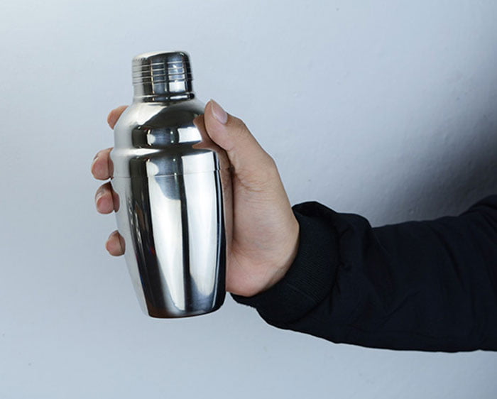 Stainless Steel Shaker Cocktail Shaker Bar Milk Tea Shaker Glass Wine Cup Bar Mixing Glasses - 550Ml