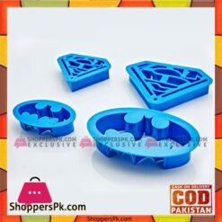 Superman and Batman Cookie Cutter Set