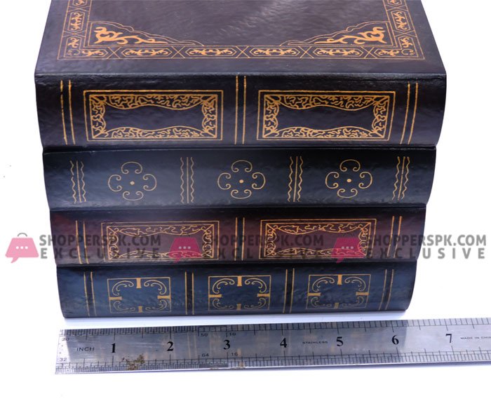 Table Decoration Wooden Book Style Storage Box