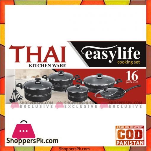 Thai Kitchen Ware Cooking Set 16 Pcs