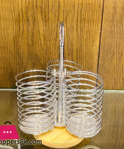 BINCA 3-Cylinder Revolving Caddy Spoon Holder High Quality