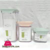 3 Pcs Acrylic Storage Canisters Set