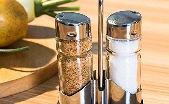 3 Saucing Utensils With Napkins Holder