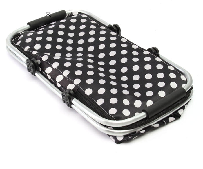 30L Large Thermal Insulated Lunch Picnic Basket Bag Cooler Camping Storage Box Lunch Bag